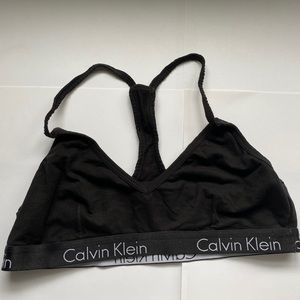 Black Calvin Klein Bralette